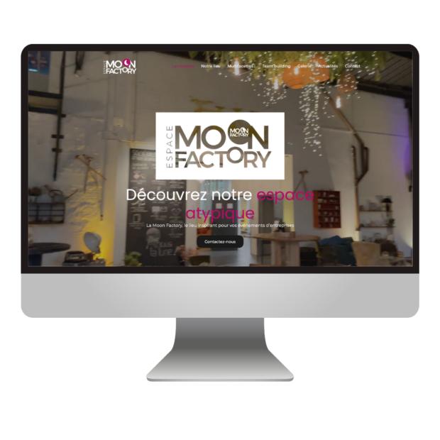 création d'un site internet pour une agence événementielle - Moon Factory