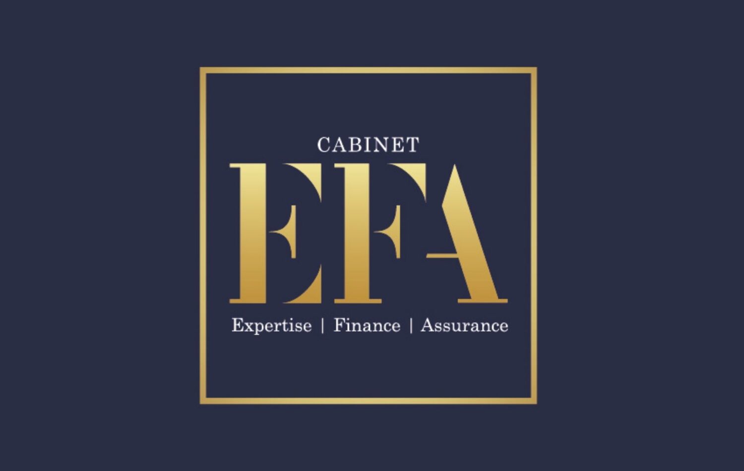 création d'un logo professionnel pour un cabinet d'expertise - EFA