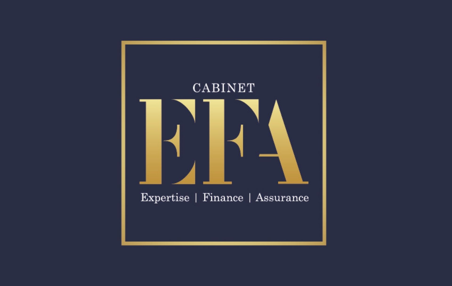 création d'un logo professionnel pour un cabinet d'expertise - EFA