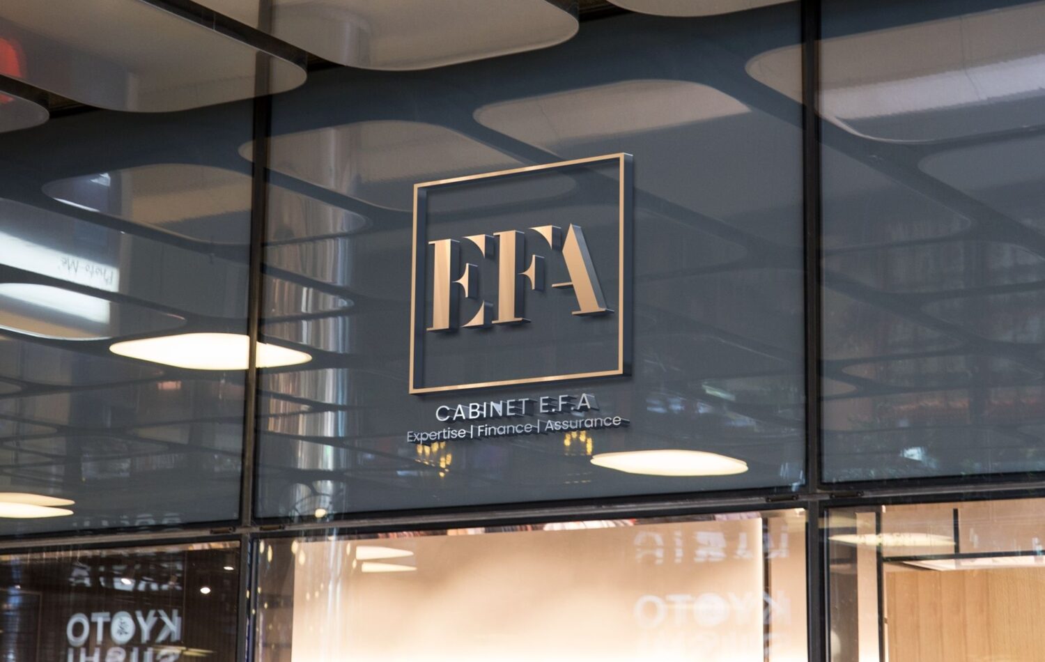 création d'un logo professionnel pour un cabinet d'expertise - EFA