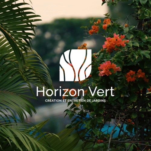 refonte d'un logo pour un paysagiste à Hyères - Horizon Vert