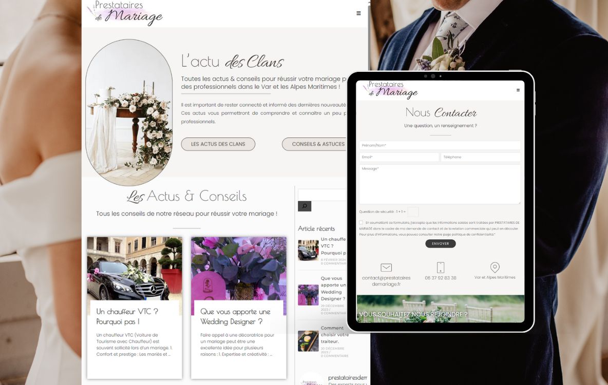 Référencement pour un annuaire de Prestataires de Mariage dans le Var