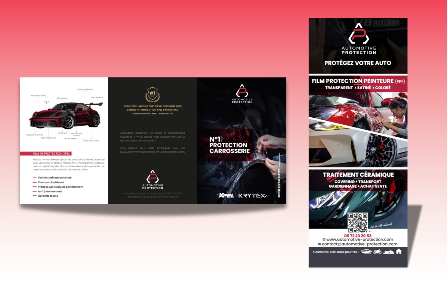 refonte d'un logo pour un centre de protection automobile - Automotive Protection