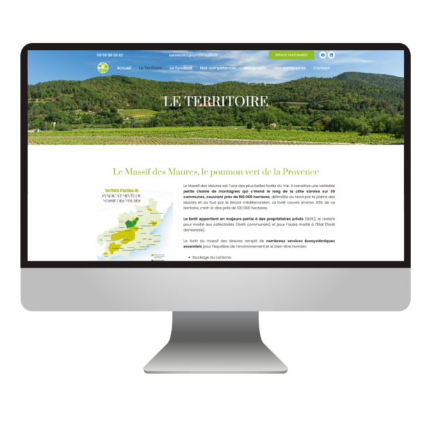 création d'un site internet pour un syndicat - Syndicat des Propriétaires Forestiers Sylviculteurs du Var