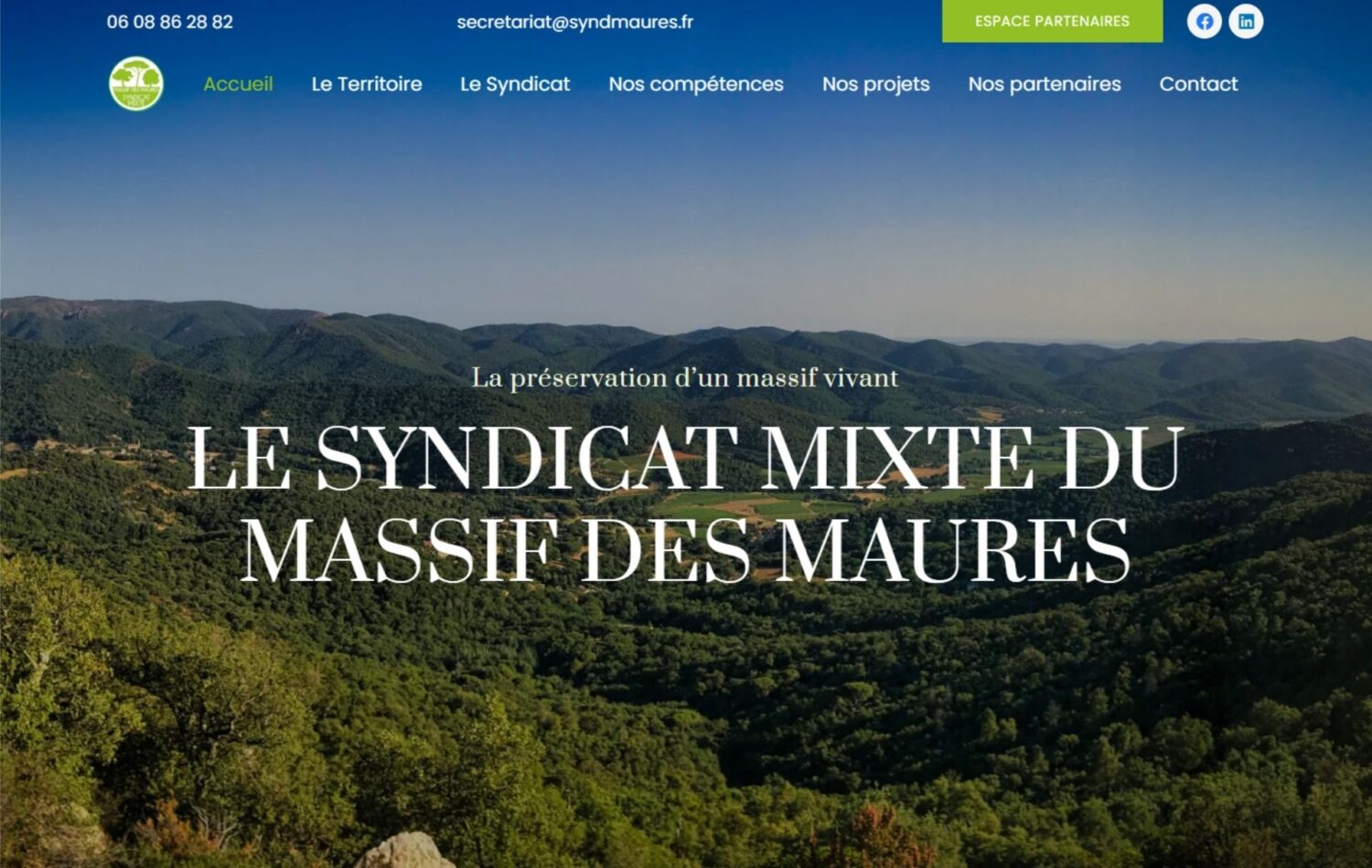 création d'un site internet pour un syndicat - Syndicat des Propriétaires Forestiers Sylviculteurs du Var